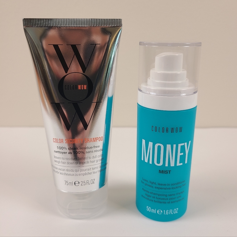COLOR WOW + SEPHORA Set of 2 Travel Mini Size Products Shampoo & Mist